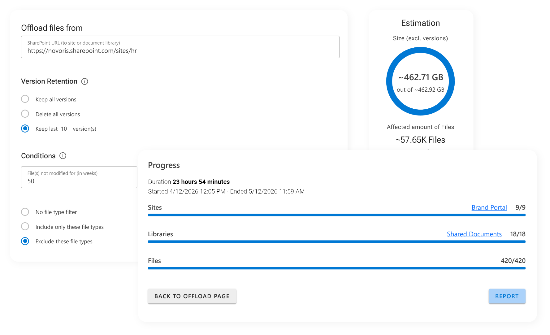 Screenshot of how ShArc looks