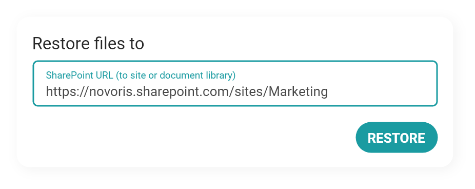 Screenshot of how to restore ShArePoint sites and libraries with ShArc. Screenshot of how to restore ShArePoint sites and libraries with ShArc.